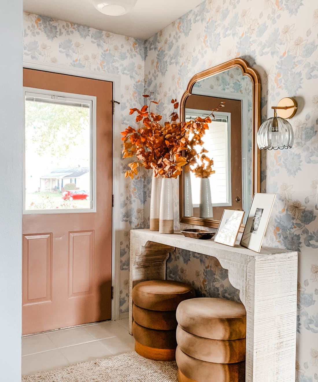 Protea Wallpaper, Blue Bell Honey