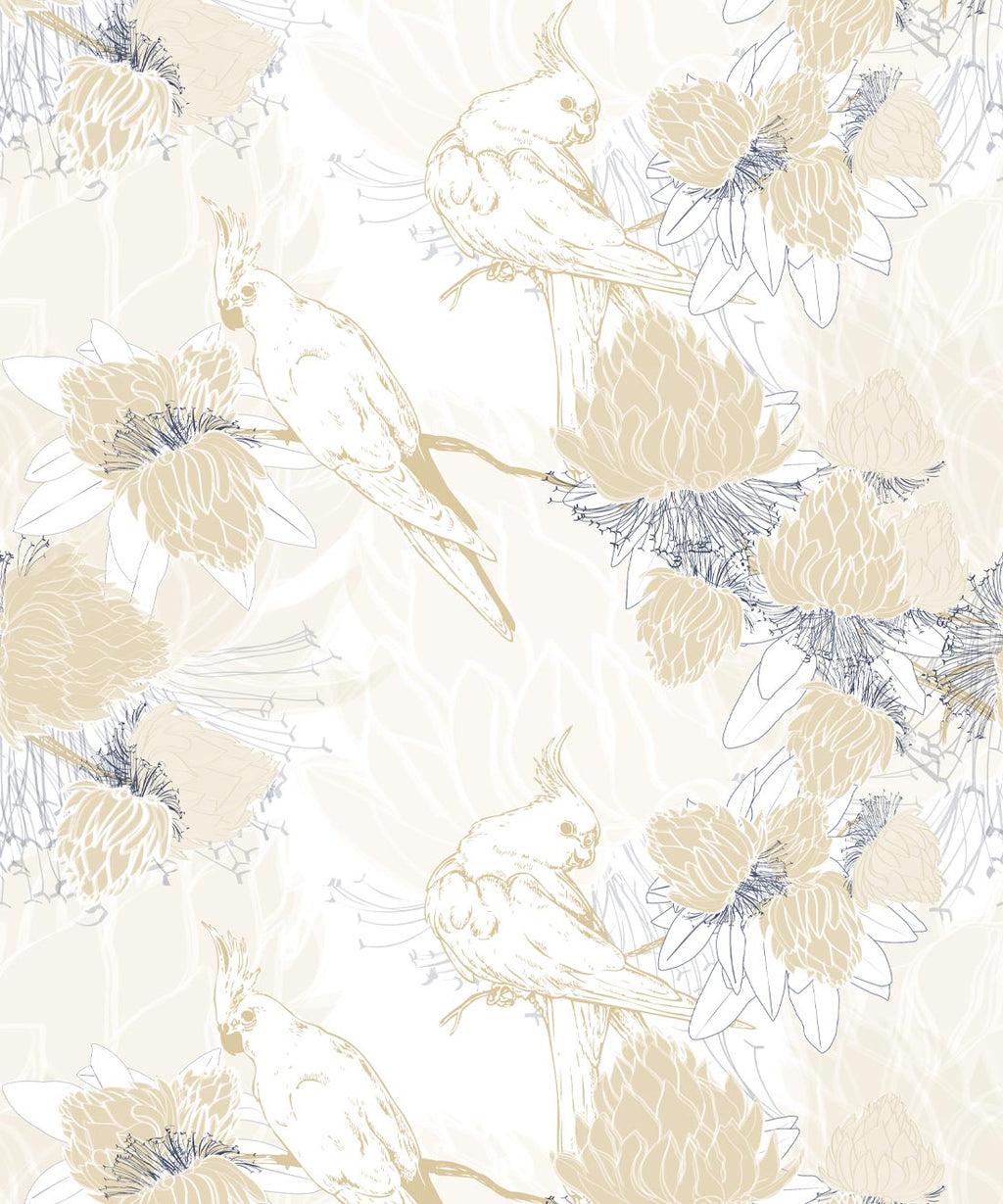 Desert Rose Wallpaper, Honeysuckle