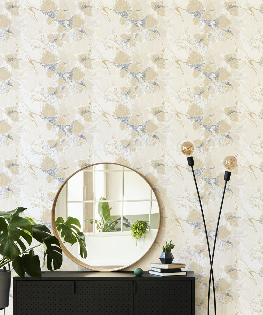Desert Rose Wallpaper, Honeysuckle