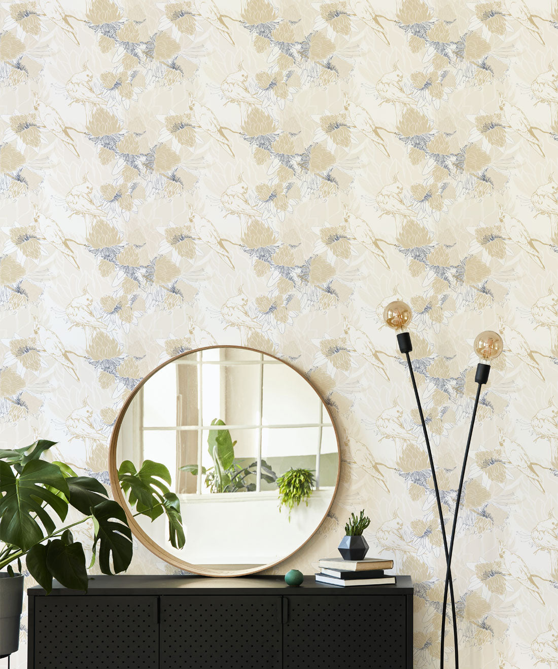 Desert Rose Wallpaper, Honeysuckle