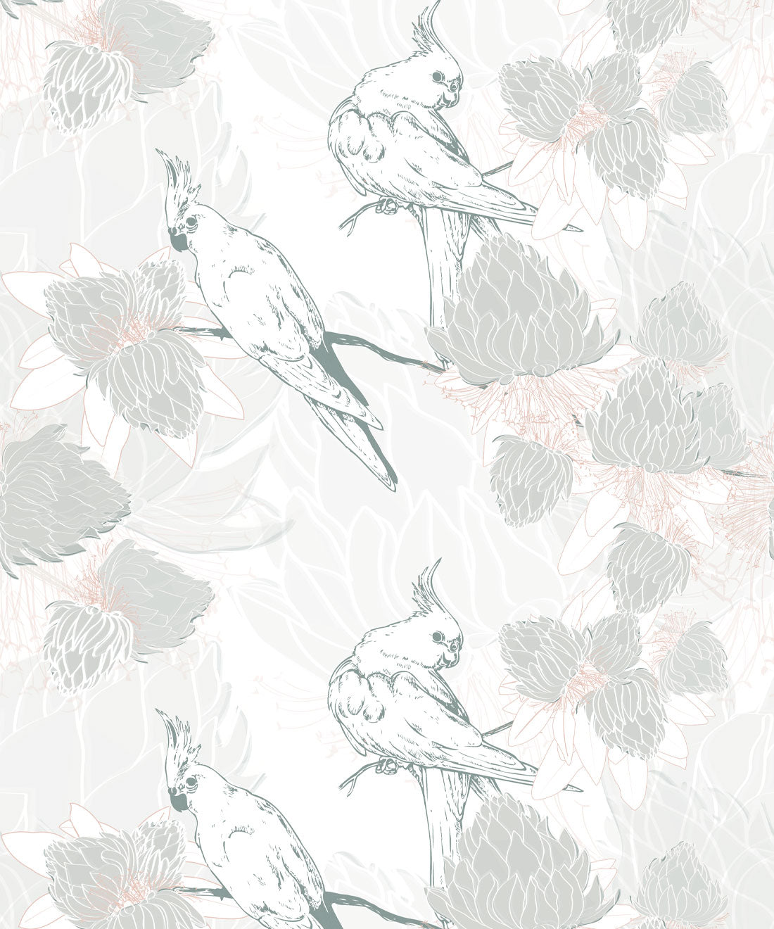 Desert Rose Wallpaper, Olive Grove