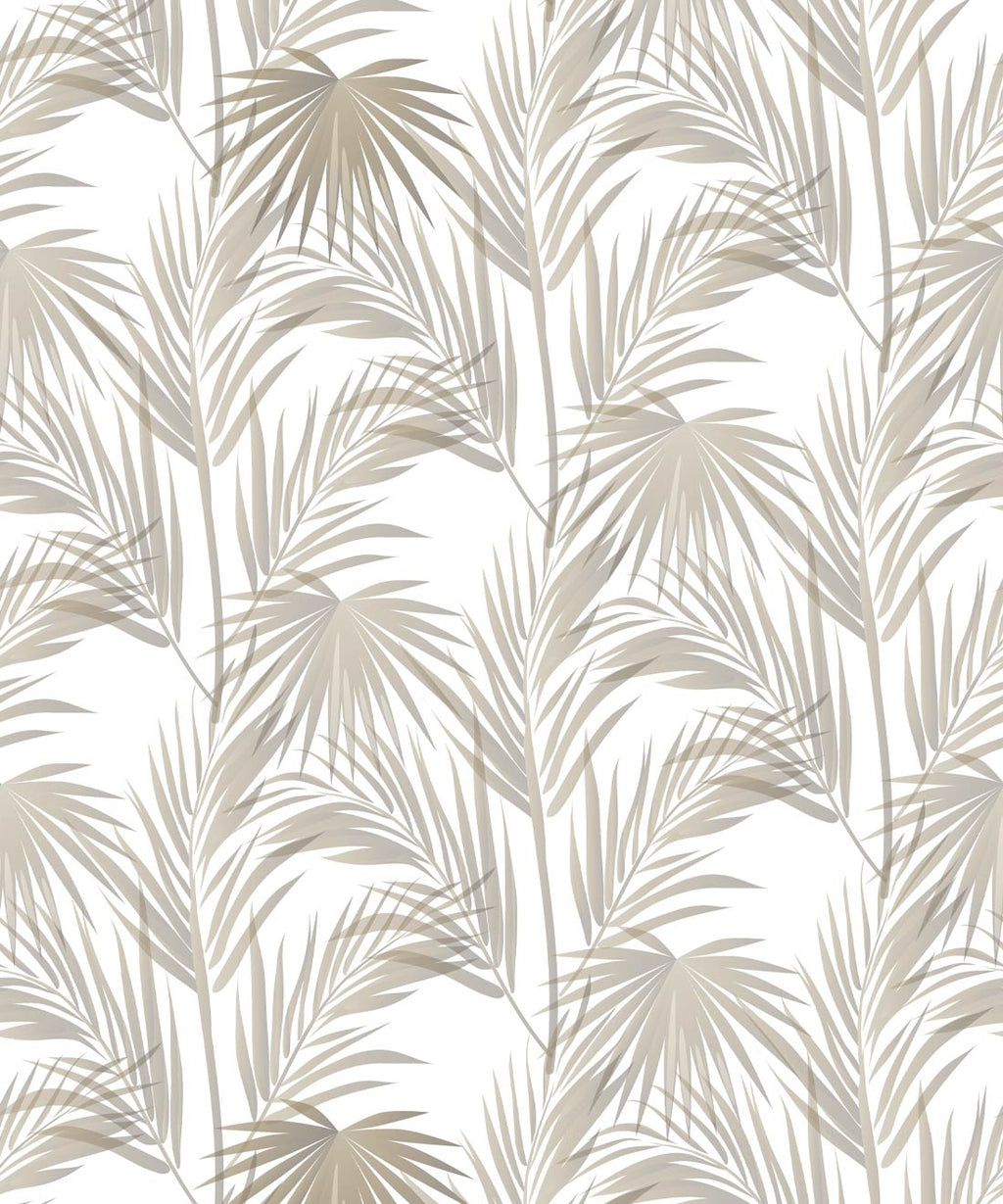 Daintree Palm Wallpaper, Brass