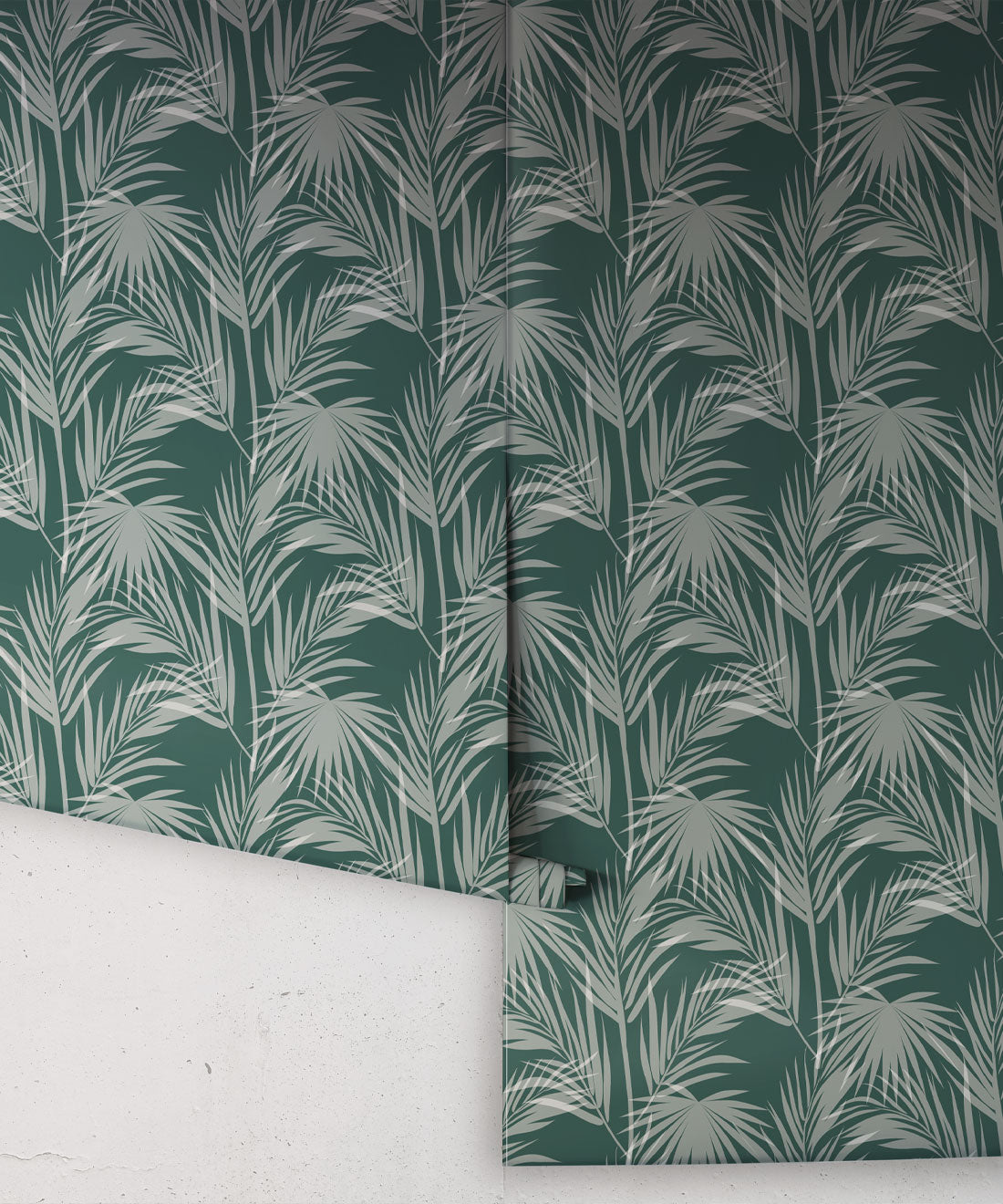 Daintree Palm Wallpaper, Forest Green