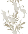 Dancing Brolgas Wallpaper, Brass