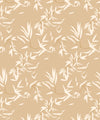 Bamboo Leaves Wallpaper, Honey Peach