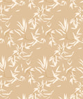 Bamboo Leaves Wallpaper, Honey Peach