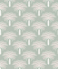 Desert Palm Wallpaper, Seafoam