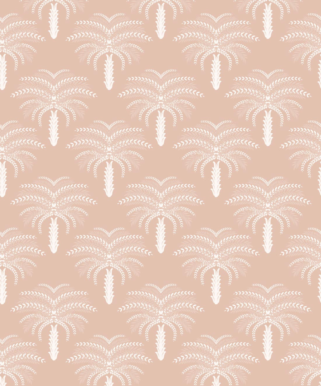 Desert Palm Wallpaper, Spanish Villa