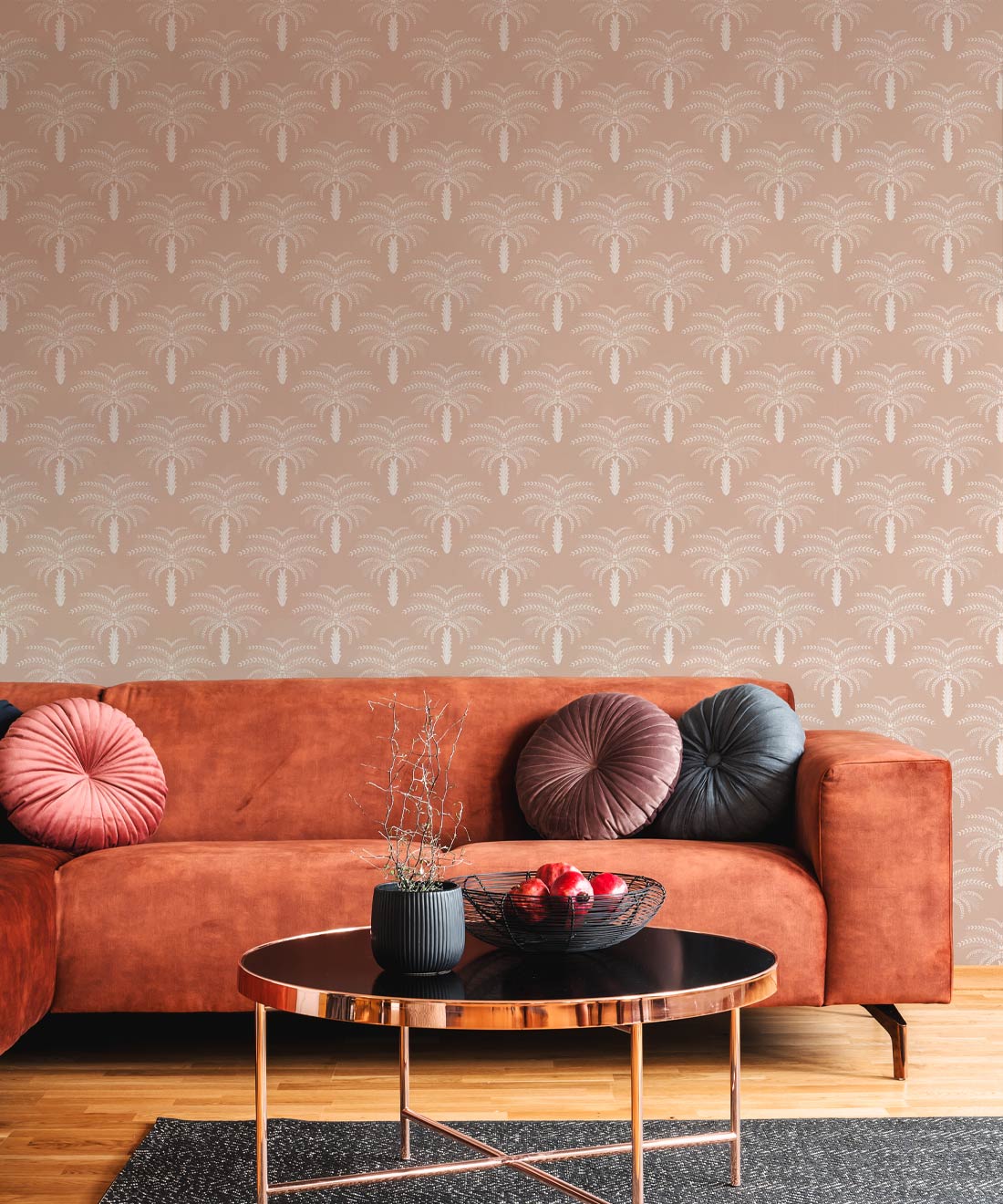 Desert Palm Wallpaper, Spanish Villa
