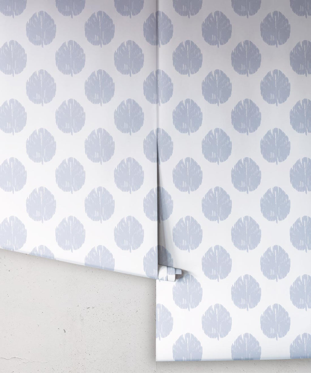 Fans Wallpaper, Dusty Blue