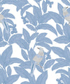 Pheasant Wallpaper, Classic Blue