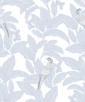 Pheasant Wallpaper, Dusty Blue
