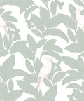 Pheasant Wallpaper, Seafoam