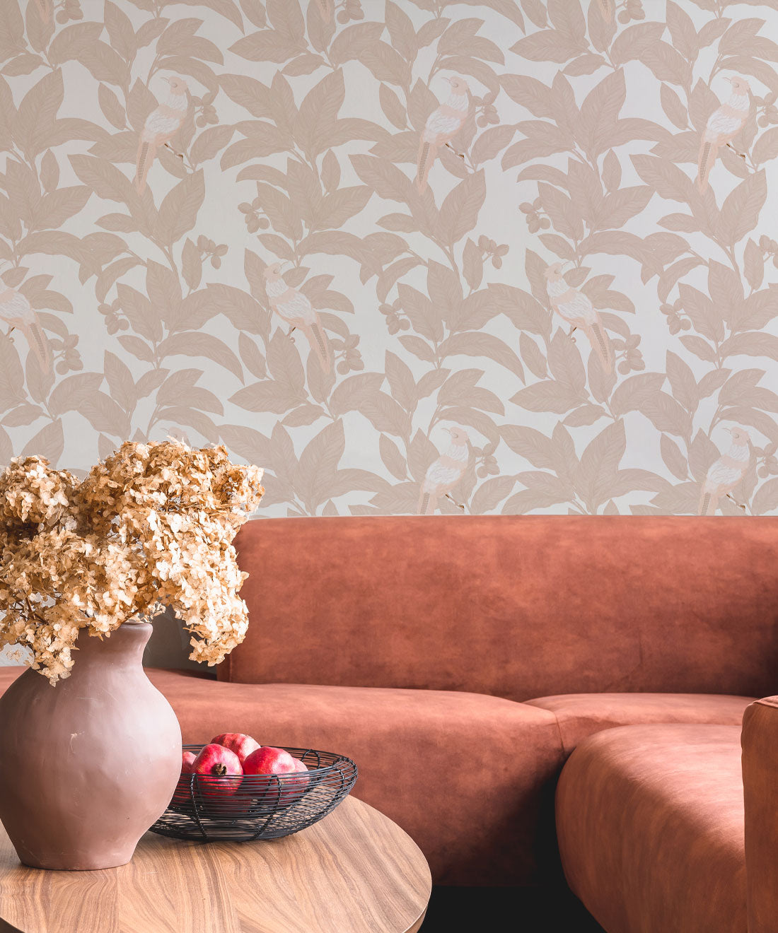 Pheasant Wallpaper, Spanish Villa