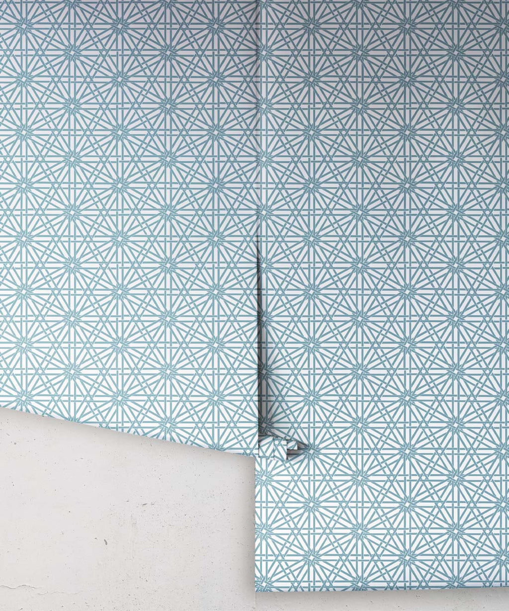 Marrakesh Wallpaper, Bosco Blue