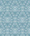 Palm Wallpaper, Bosco Blue