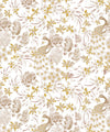 Peonies & Peacocks Wallpaper, Antique Moss