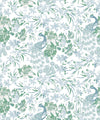Peonies & Peacocks Wallpaper, Dynasty