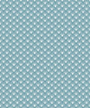 Scallop Wallpaper, Bosco Blue