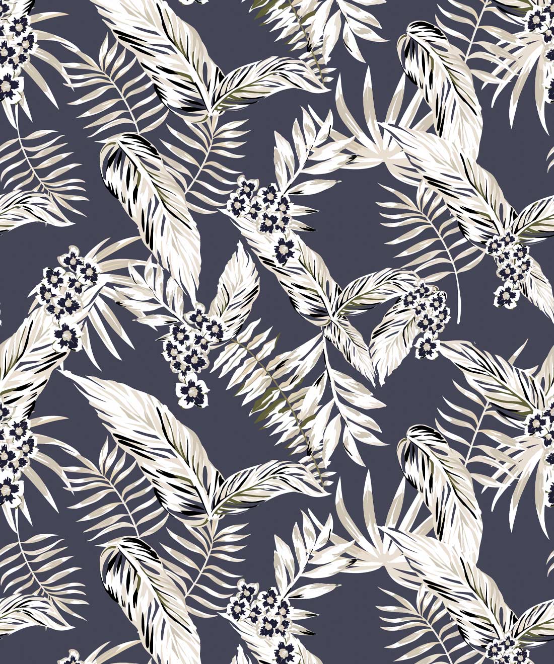 Cooktown Orchids Wallpaper, Indigo