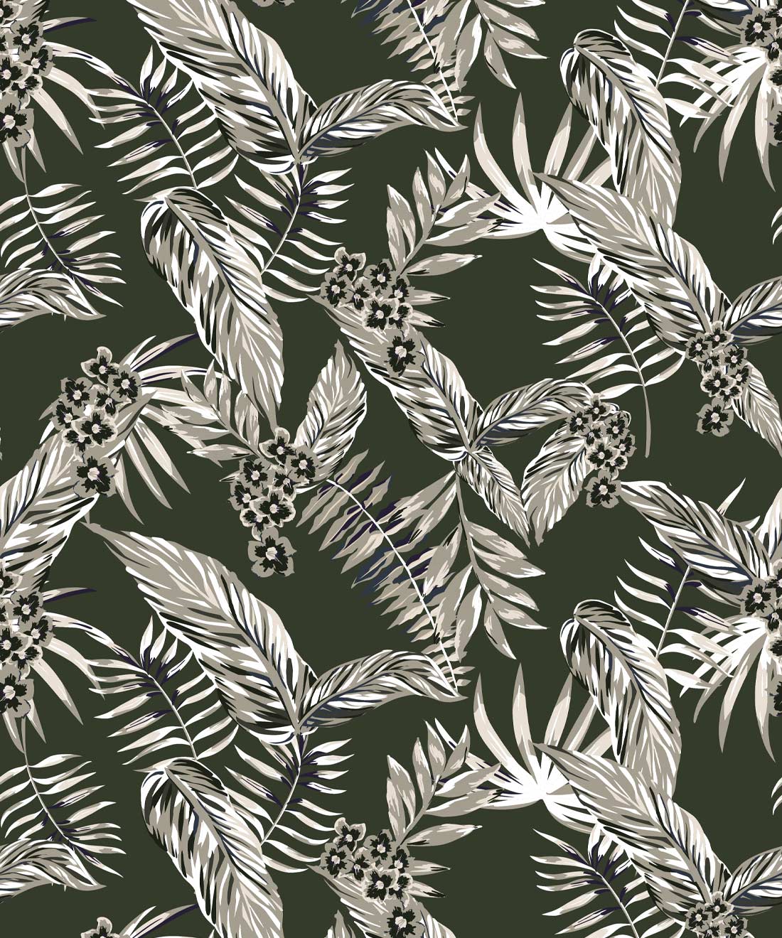 Cooktown Orchids Wallpaper, Ivy Green
