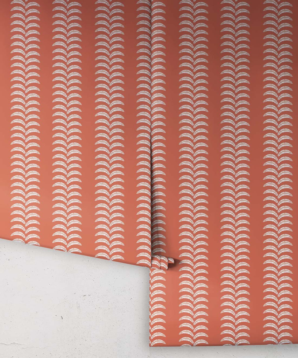 Travelling Vine Wallpaper, Ginger Spice