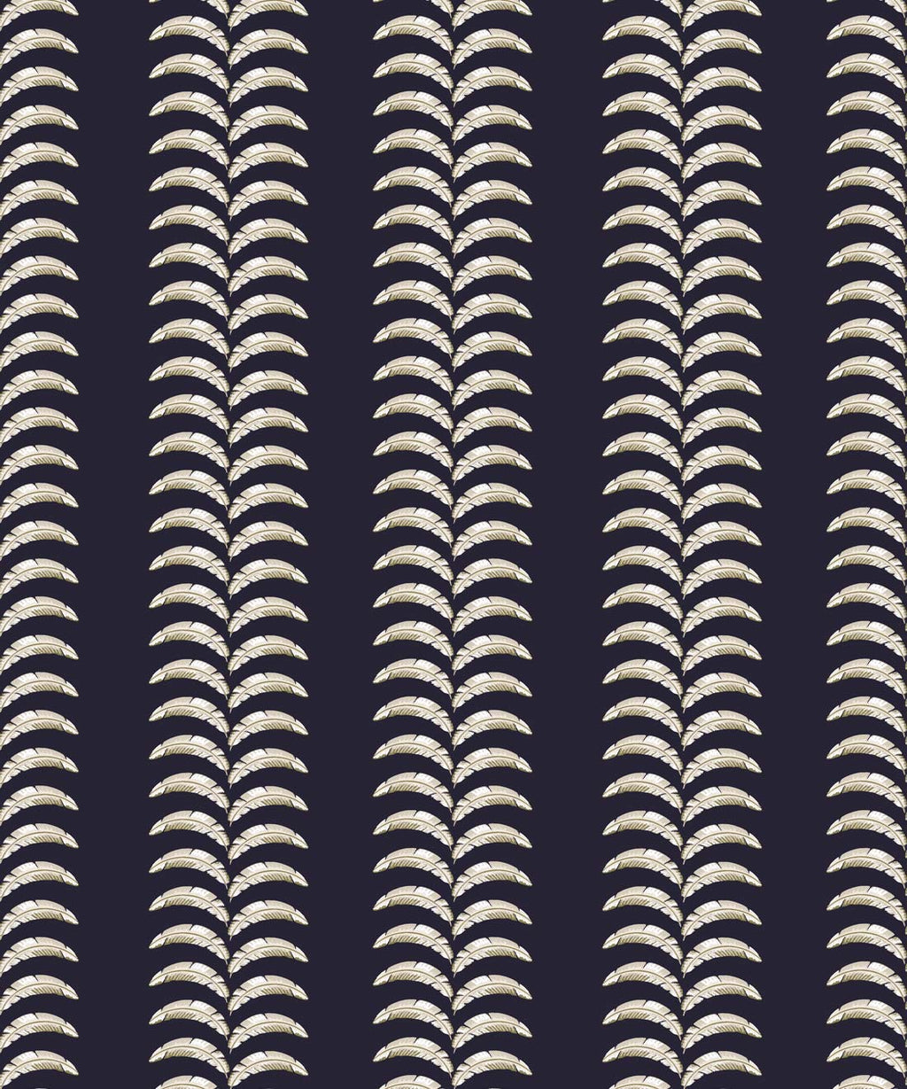 Travelling Vine Wallpaper, Indigo