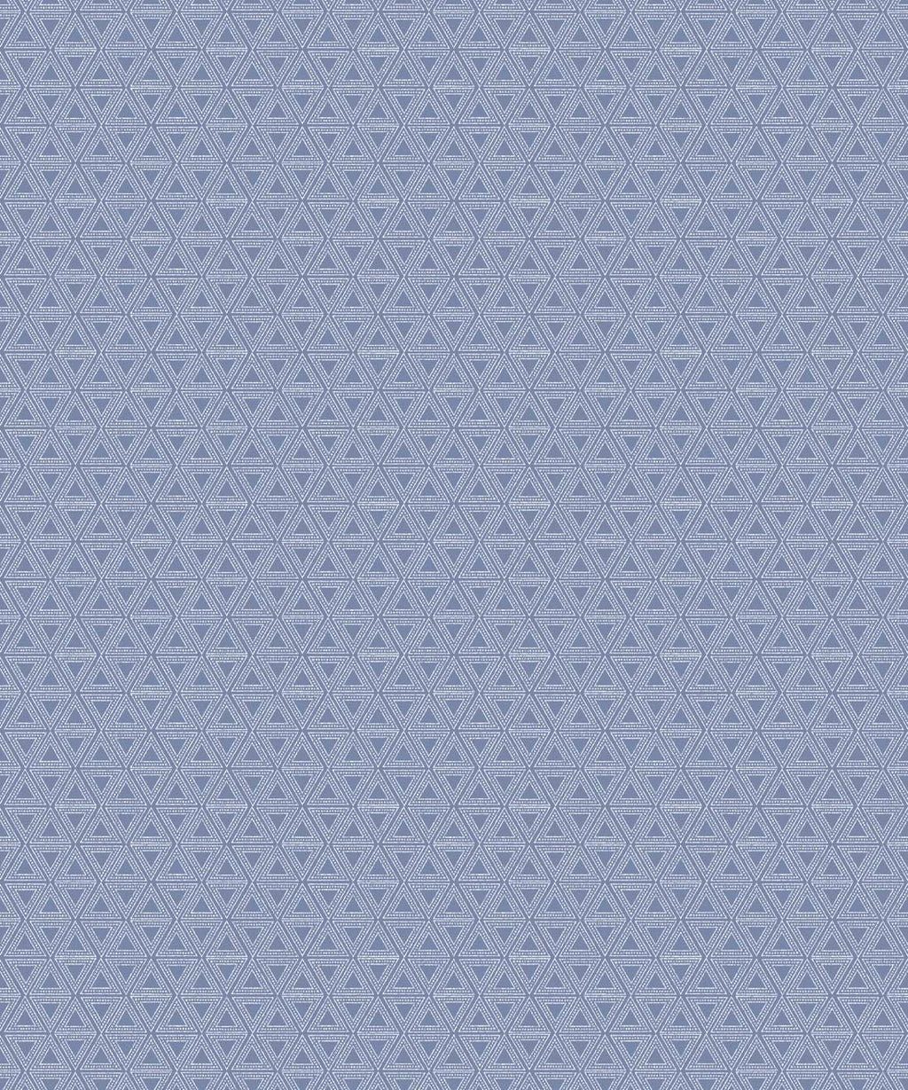 Triangles Wallpaper, Classic Blue