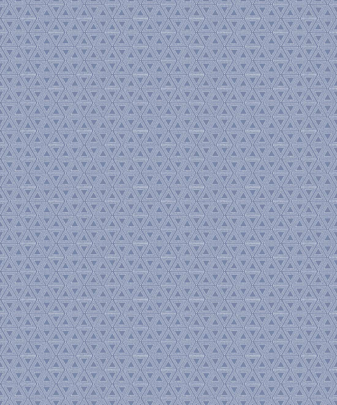 Triangles Wallpaper, Classic Blue
