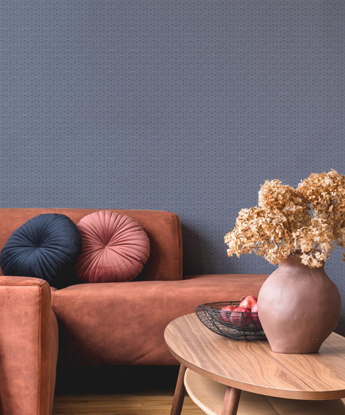 Triangles Wallpaper, Classic Blue