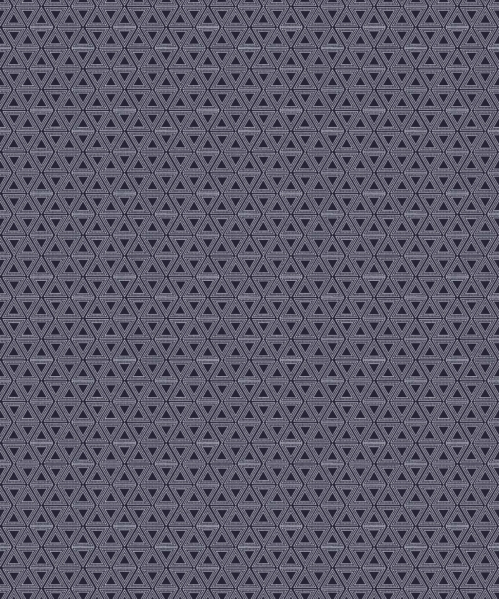 Triangles Wallpaper, Indigo