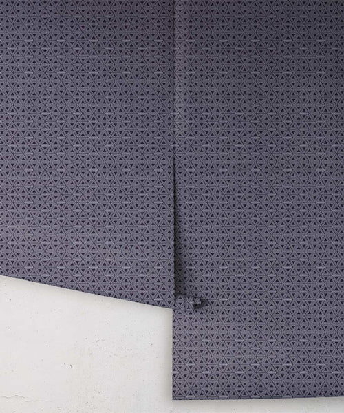 Triangles Wallpaper, Indigo