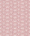 Dot Scallop Wallpaper, Cherry Blossom