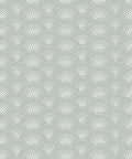 Dot Scallop Wallpaper, Olive Grove