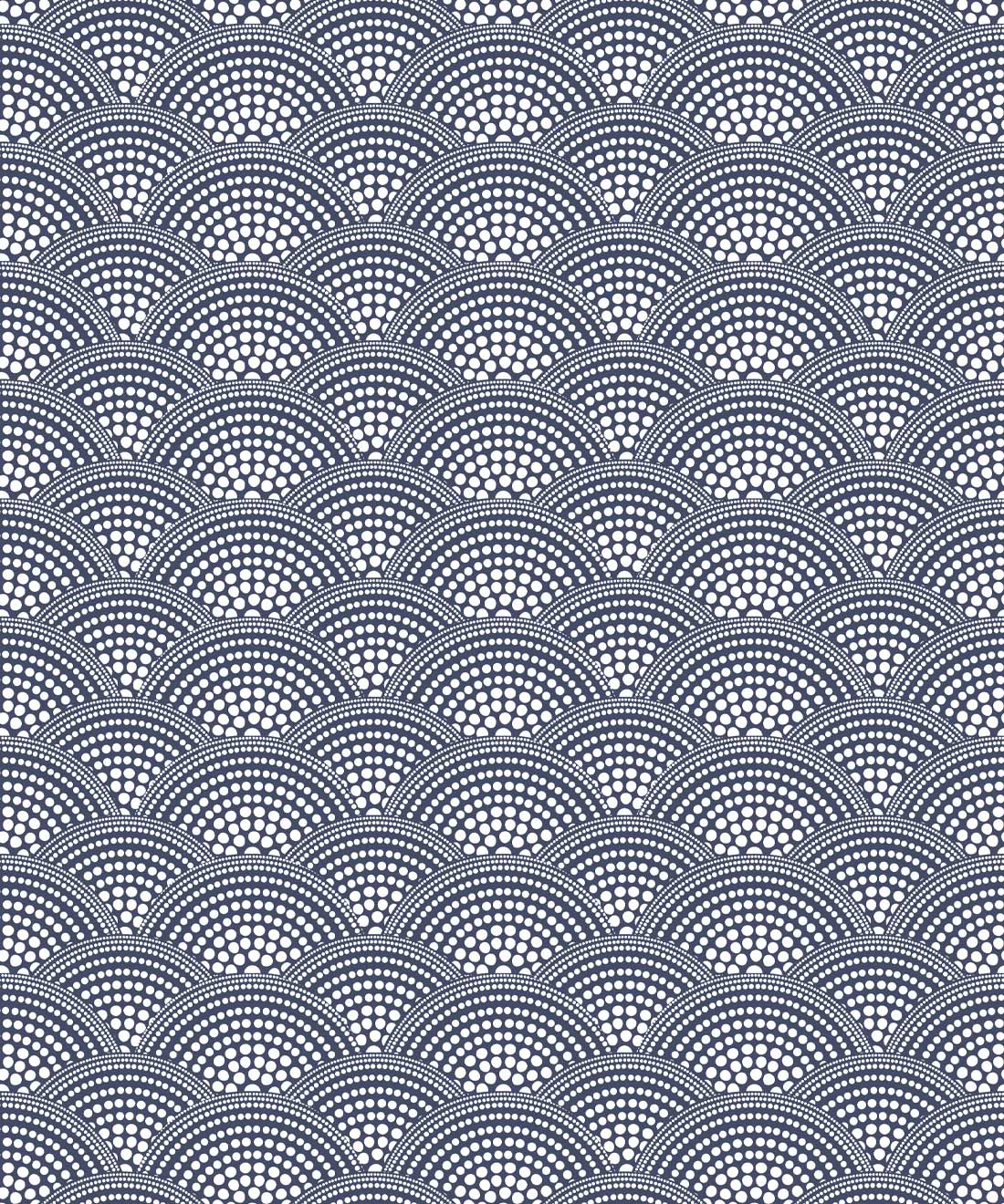 Dot Scallop Wallpaper, Riverbank