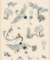 Food Babies Wallpaper, Ivory