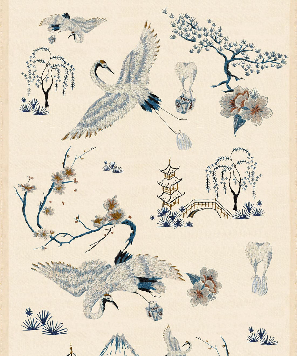 Food Babies Wallpaper, Ivory