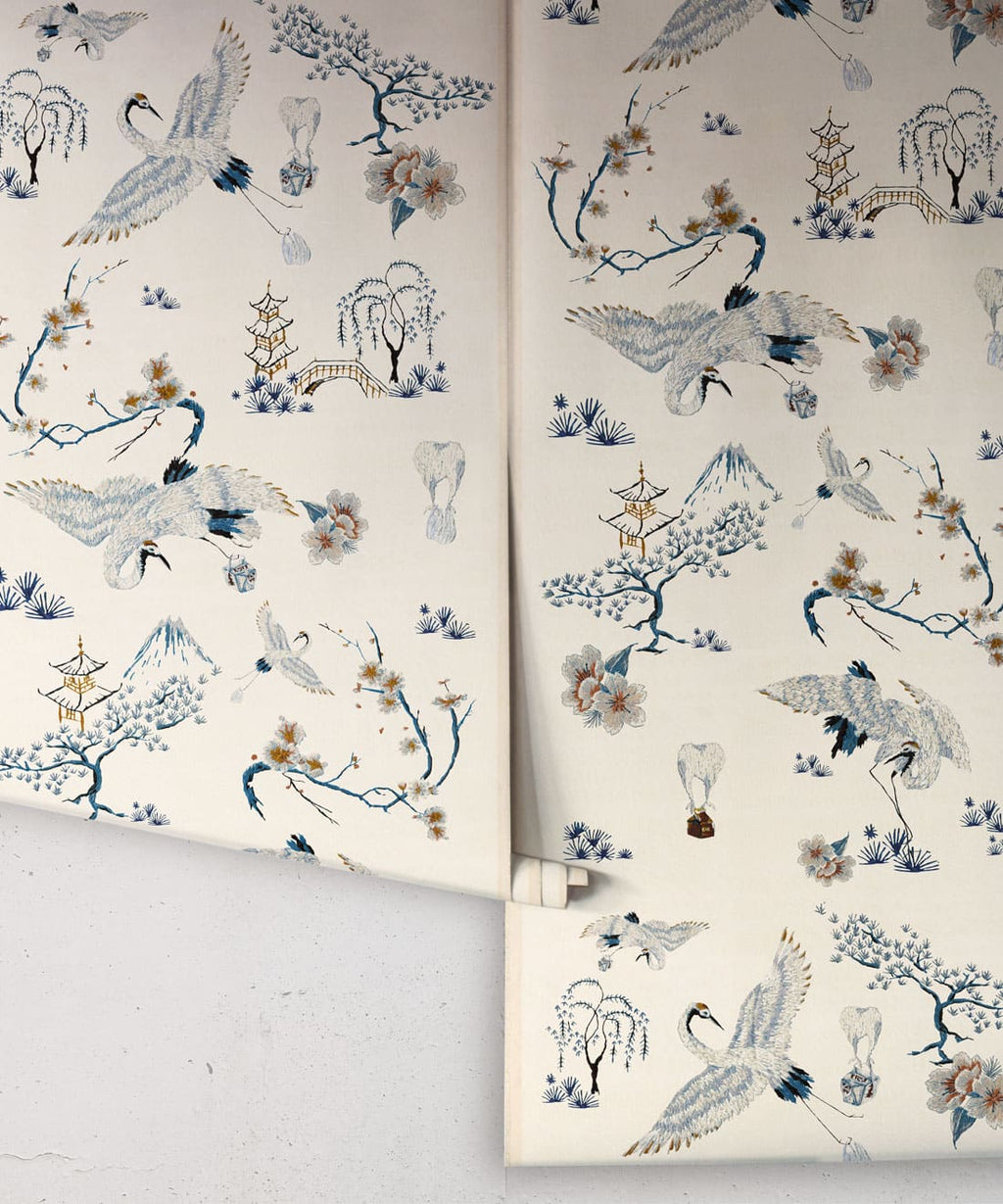 Food Babies Wallpaper, Ivory