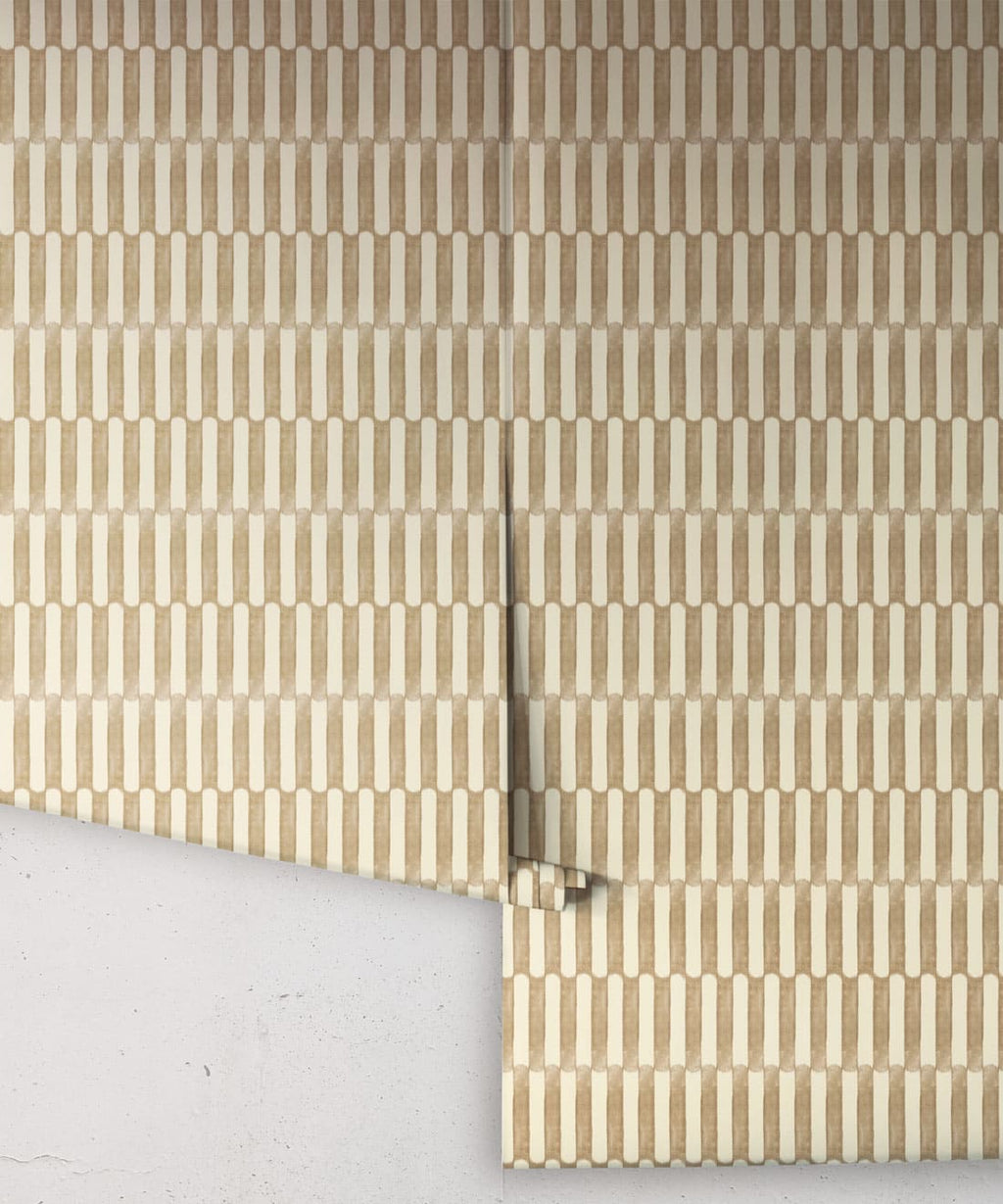 Glaze Wallpaper, Sepia