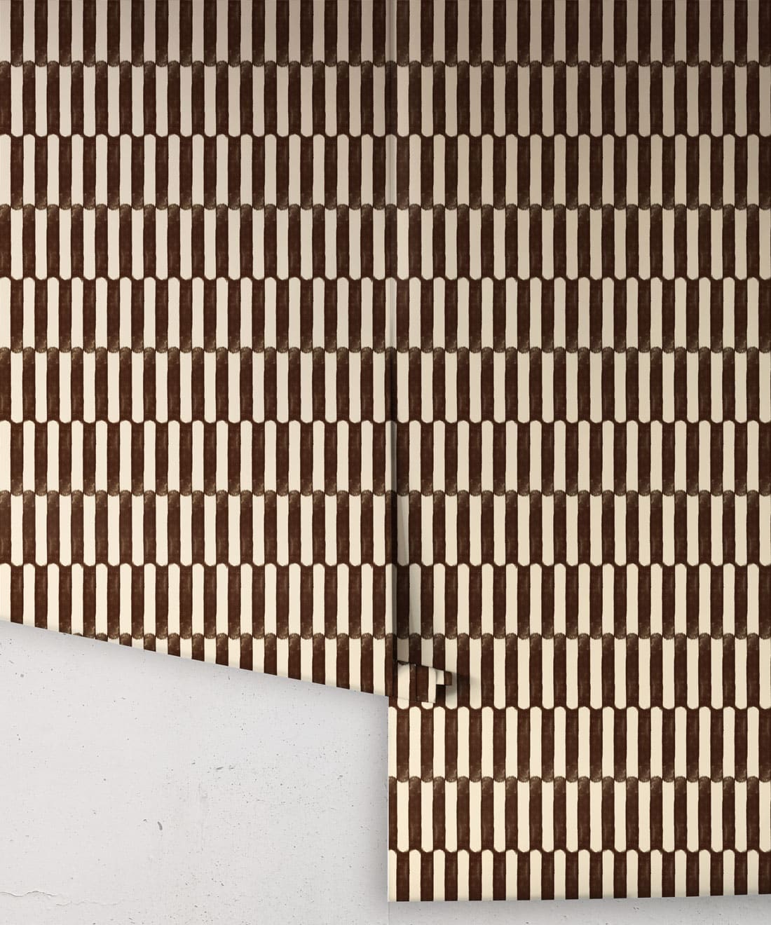 Glaze Wallpaper, Umber