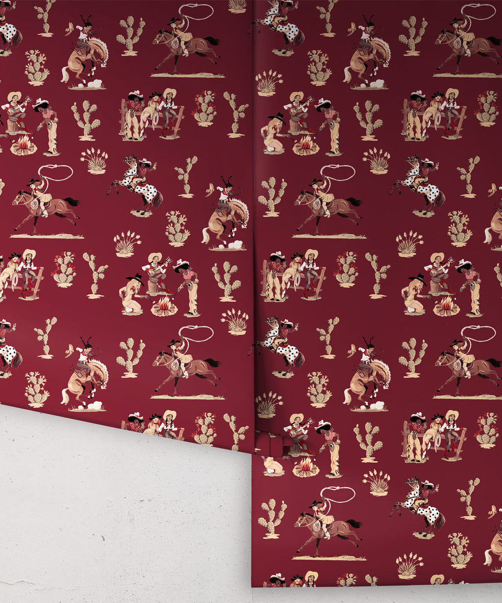 Cliftonville Cowgirls Wallpaper, Bandana