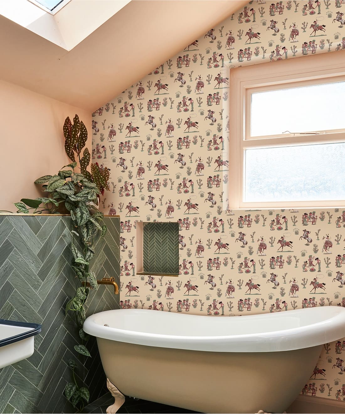 Cliftonville Cowgirls Wallpaper, Lasso