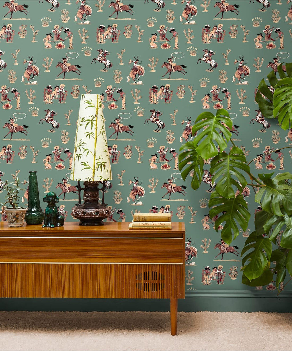 Cliftonville Cowgirls Wallpaper, Mirage