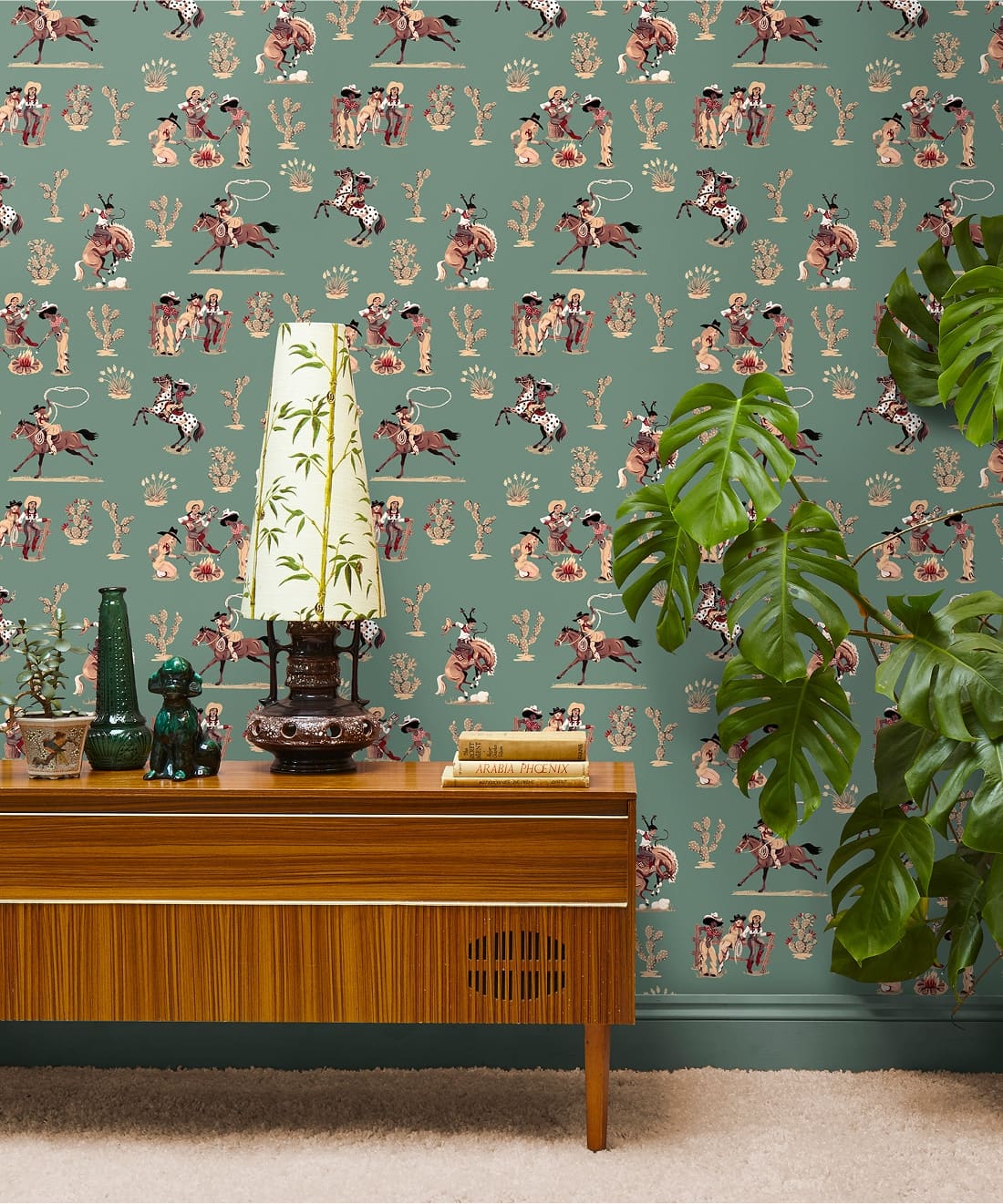 Cliftonville Cowgirls Wallpaper, Mirage