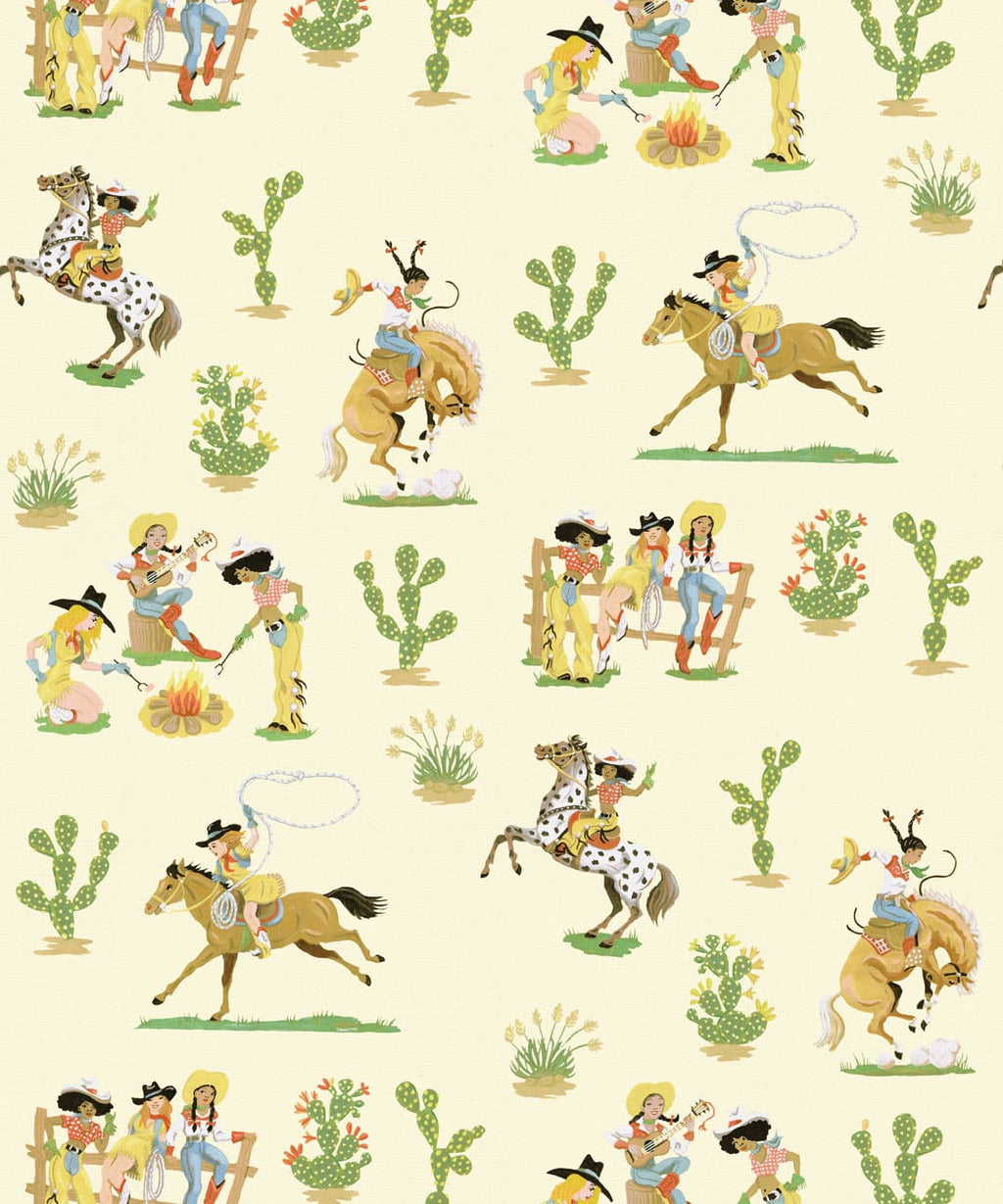 Cliftonville Cowgirls Wallpaper, Rattle Snake