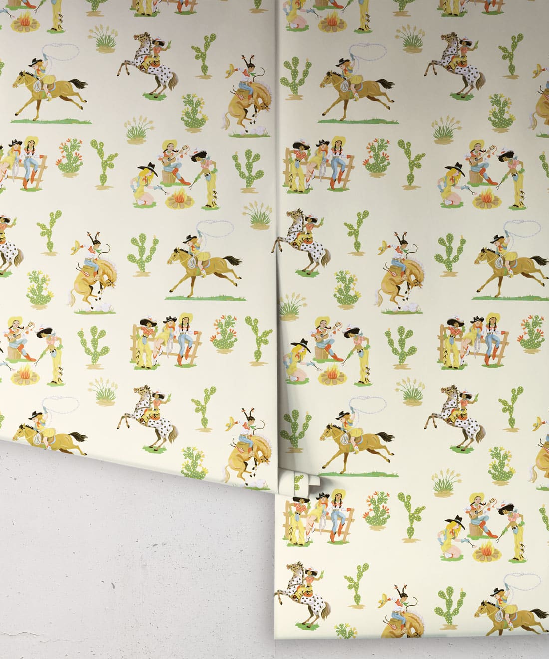 Cliftonville Cowgirls Wallpaper, Rattle Snake