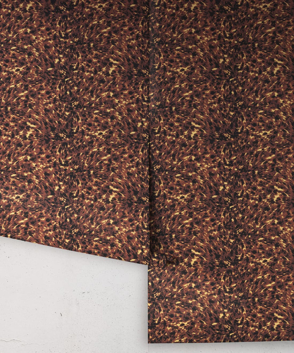 Lonesome George Wallpaper, Walnut