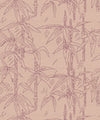 Bamboo Stitch Wallpaper, Dusty
