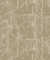 Bamboo Stitch Wallpaper, Sepia