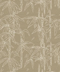 Bamboo Stitch Wallpaper, Sepia